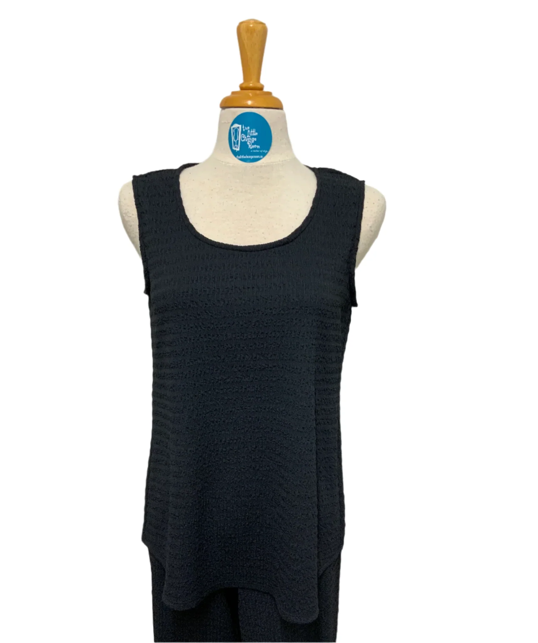 Pure Essence-599-4926-Shell Top-Navy