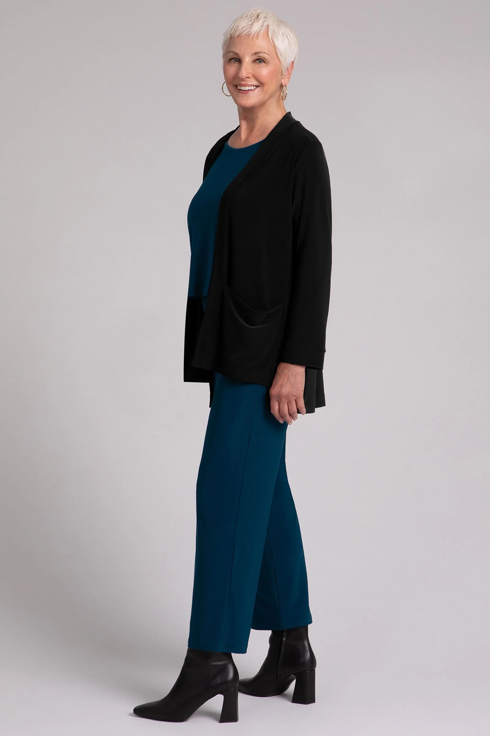 Sympli Fall 2024-25163-5-Core Cardigan-Black - Image 3