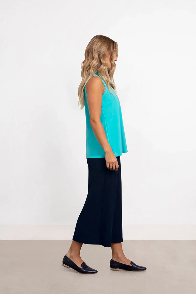 Sympli-21191-Deep V Trapeze Tank-Coral - Image 2