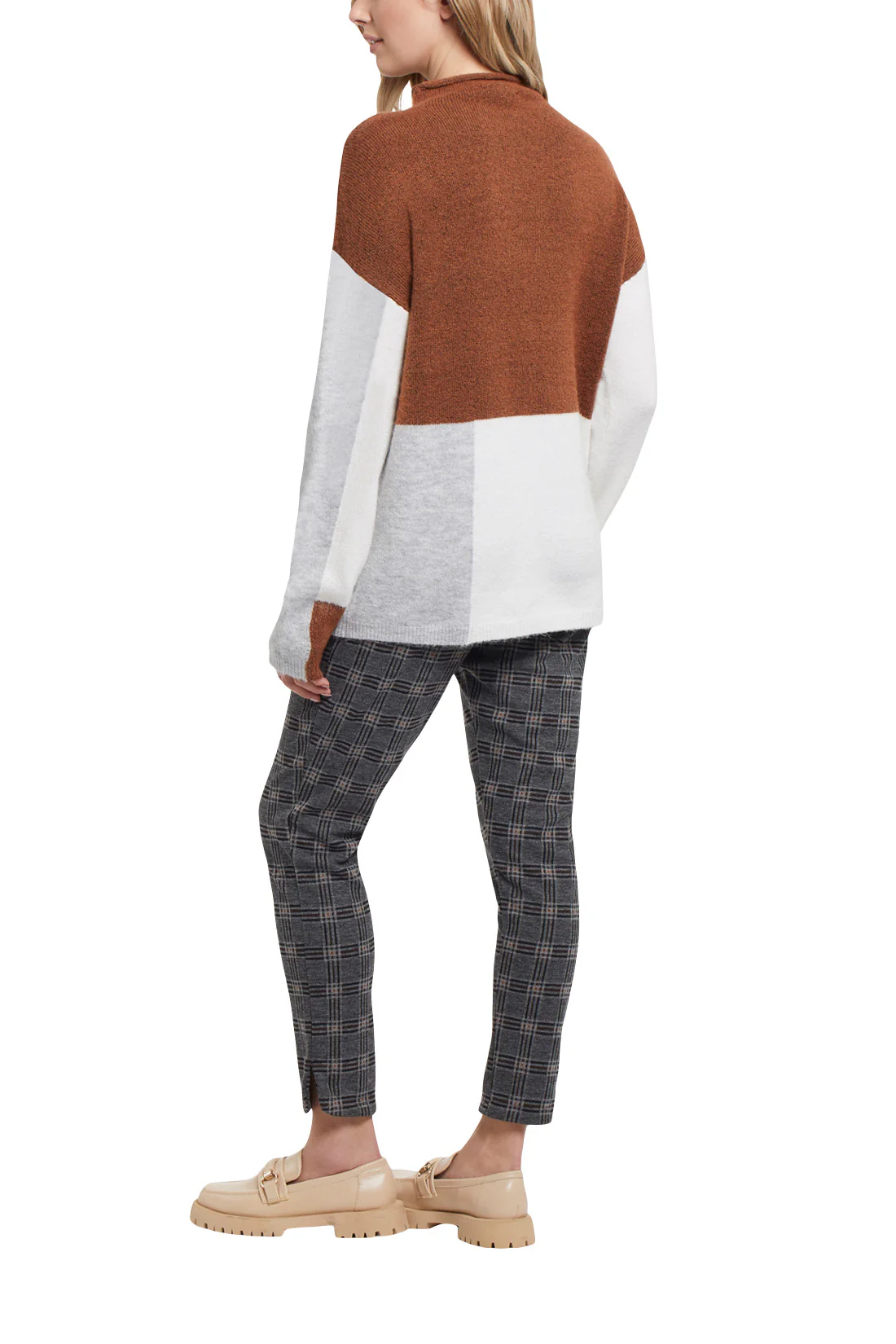 Tribal 1069O -L/S Funnel Sweater - Colour H Sierra - Image 4