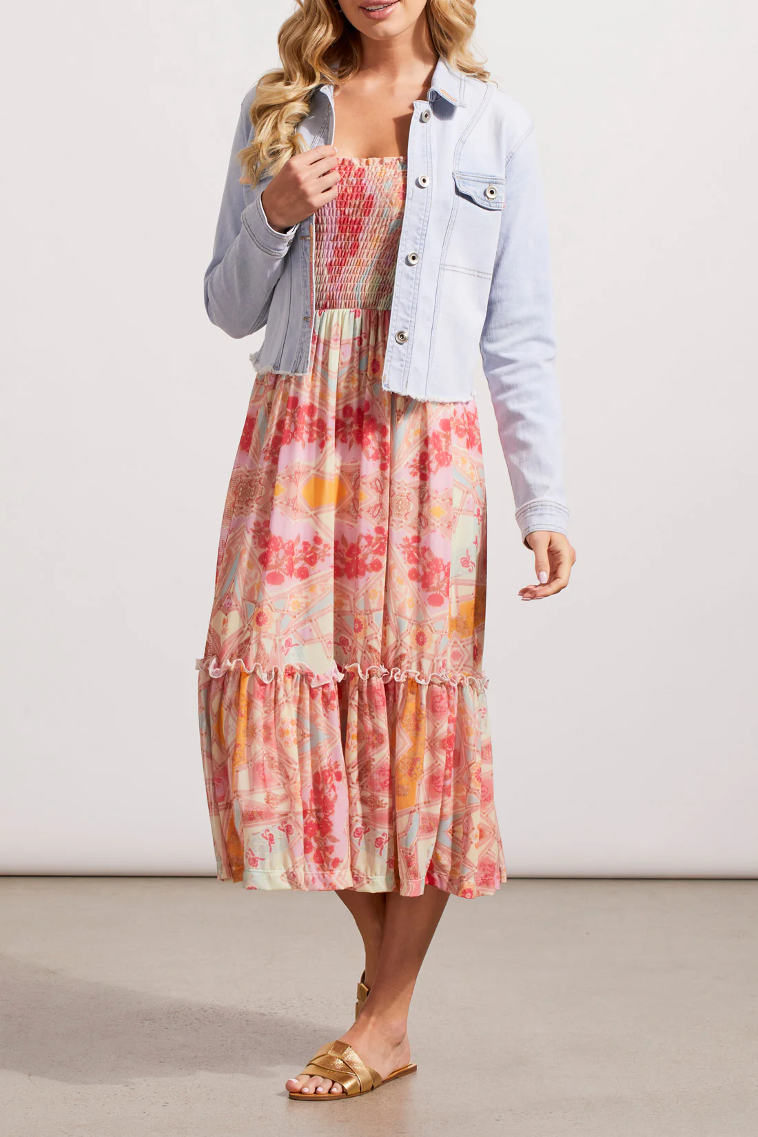 Tribal 7781O-2020-Denim Jacket- Coastline - Image 2