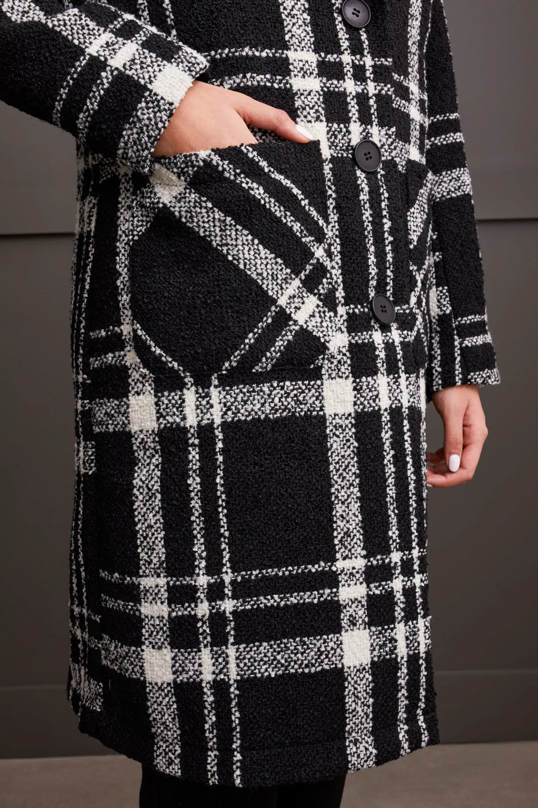 Tribal 5571O/0002-Duster Coat-Black - Image 4