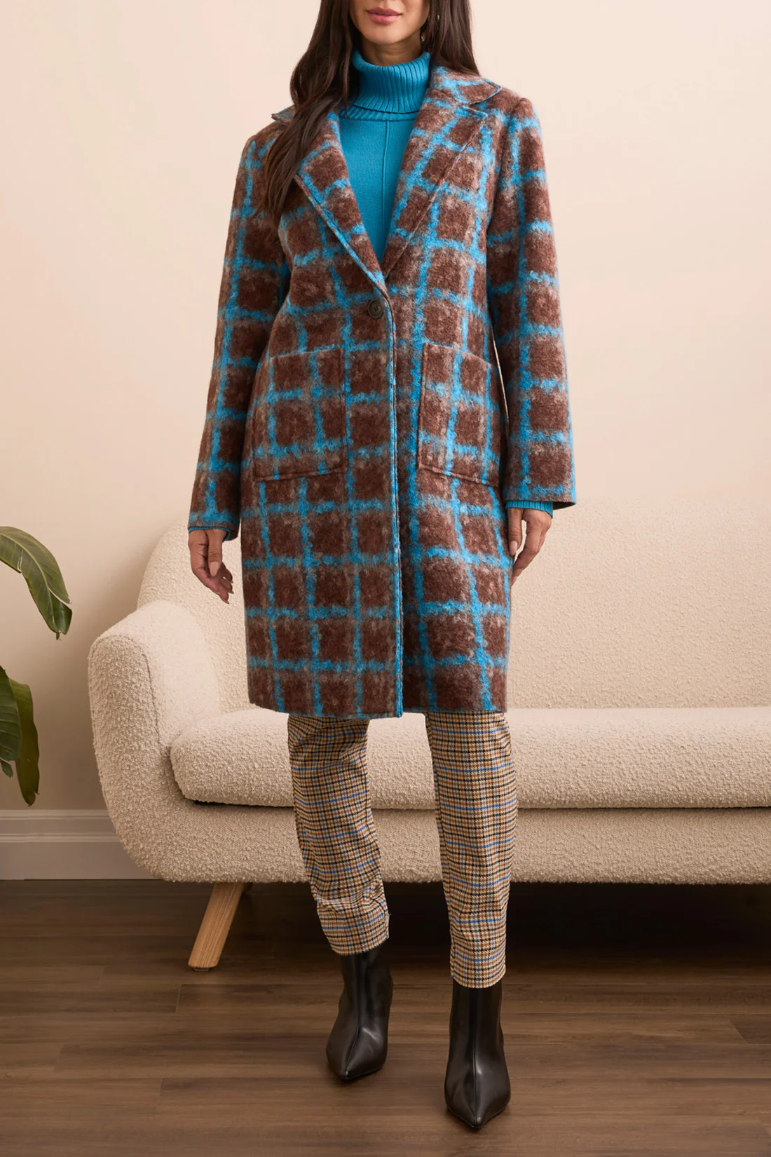 Tribal Long Sleeve Button Front Coat2355O-8336 - Image 2