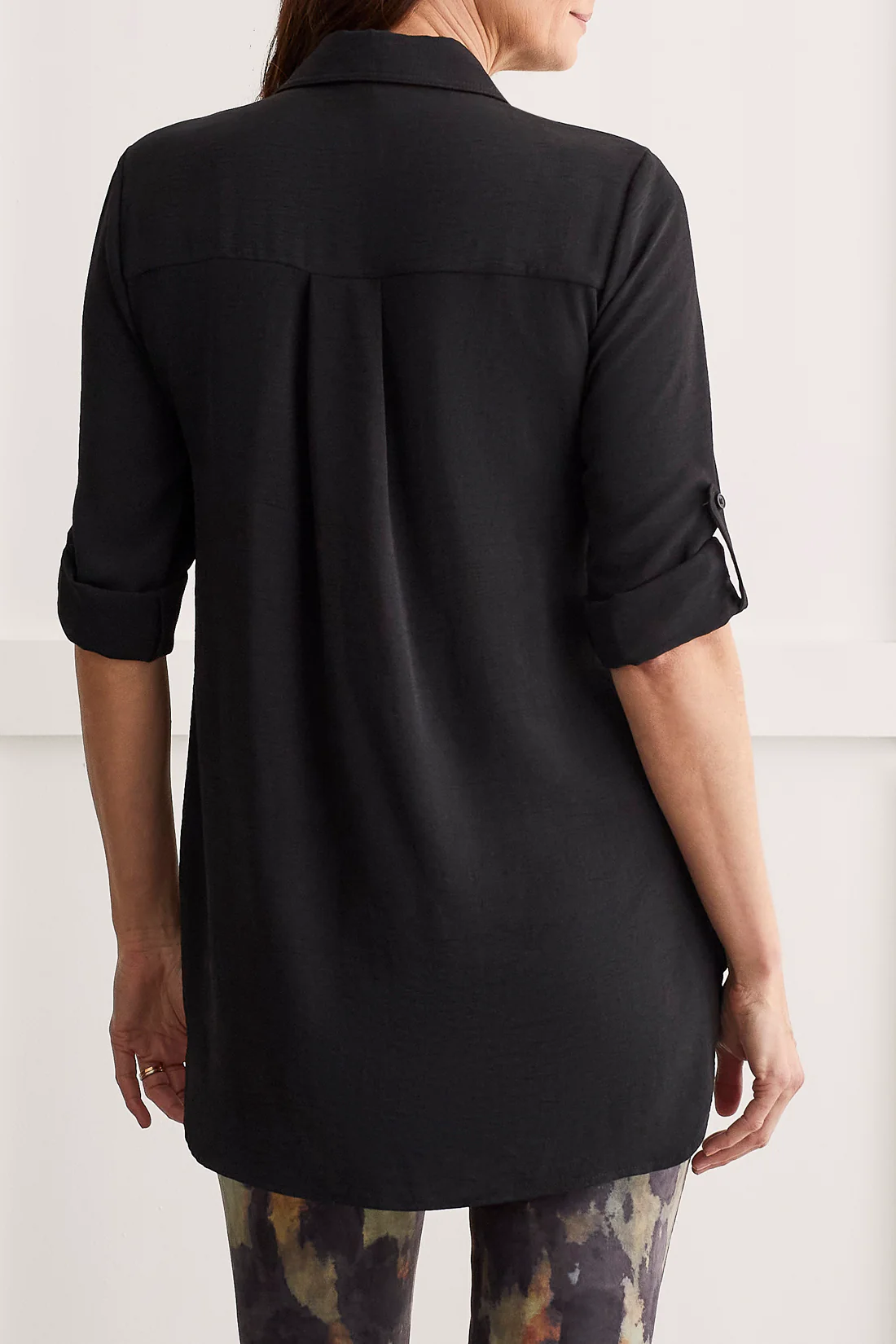 Tribal 7878O/4835-Tunic Shirt -Black Orchid - Image 4