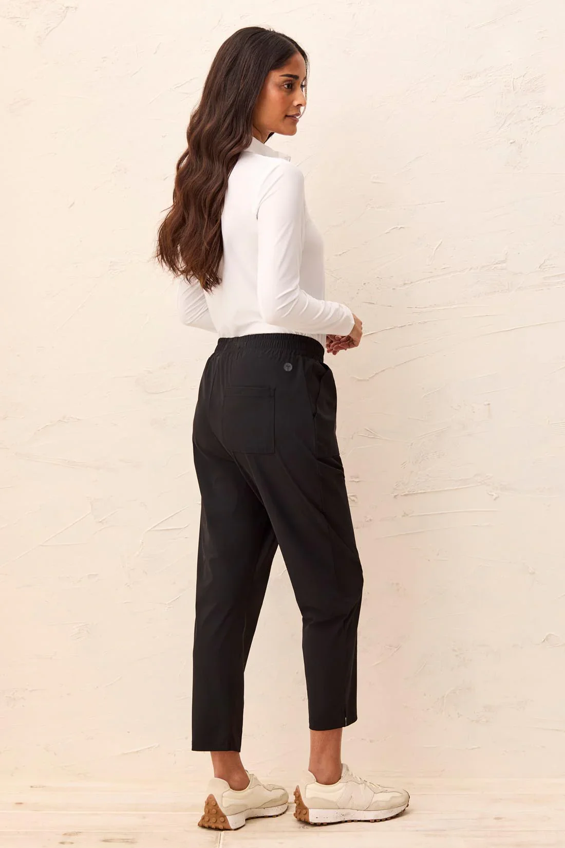 Tribal Pull On Technical Capris-1207O-0002-Black - Image 3
