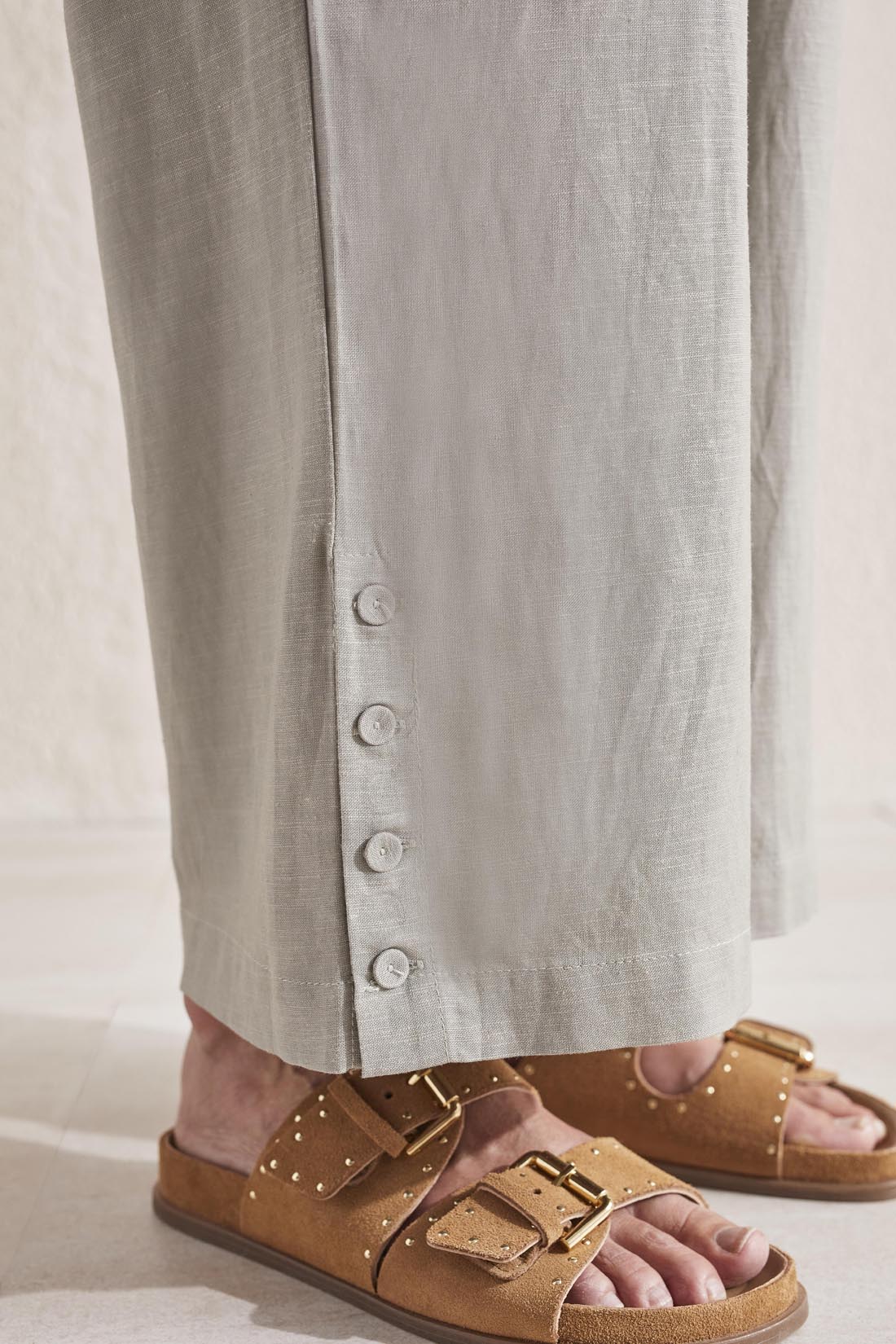 Tribal  1794O-4525-Pull On Ankle Pant-Dried Sage - Image 4