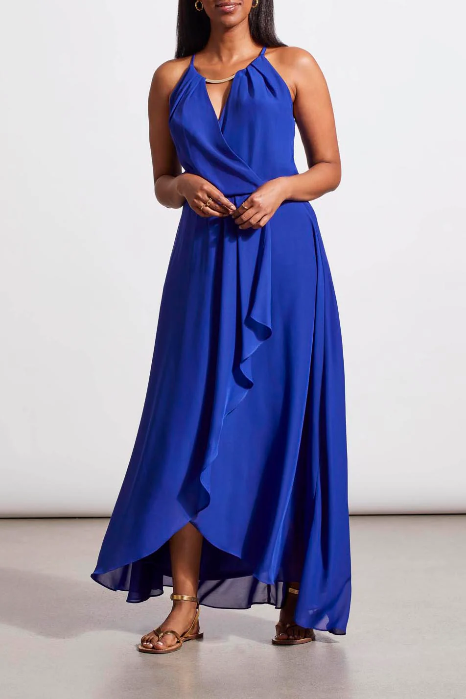 Tribal 879O-4983-Maxi Dress-Sapphire - Image 3