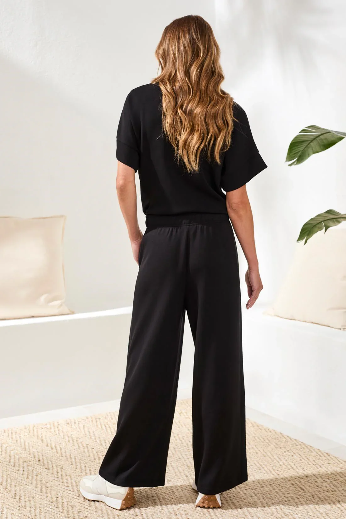 Tribal Techo Lux Pull On Pant-3009O-0002-Black - Image 4