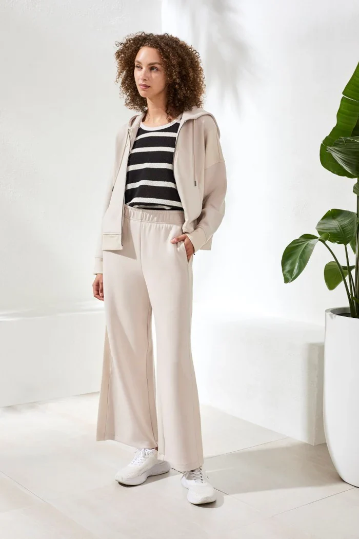 Tribal Techo Lux Pull On Pant-3009O-2416-Sand Dune